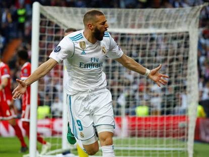 Benzema anota el primer gol del Real Madrid. En vídeo, declaraciones de Zidane.