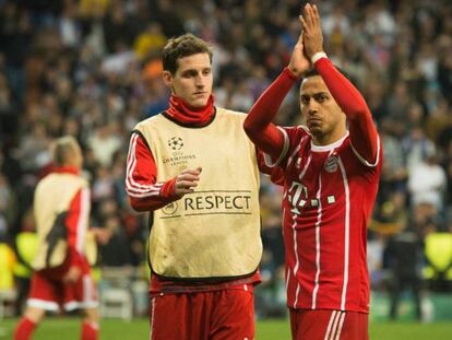 Thiago y Rudy, tras caer eliminados por el Madrid en el Bernabéu. En vídeo, declaraciones de Zidane tras la clasificación del Real Madrid para la final de la 'Champions'.