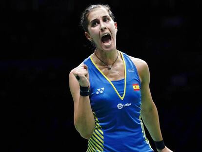 FOTO: Carolina Marín. / VÍDEO: Mensaje de Marín tras el partido.