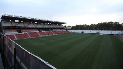 El estadio de Vallecas, clausurado hasta mediados de octubre. En vídeo, declaraciones del presidente de la Comunidad de Madrid, Ángel Garrido.