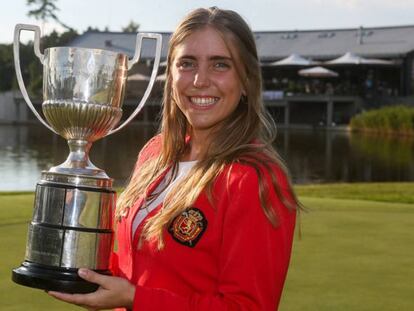 La golfista Celia Barquín.