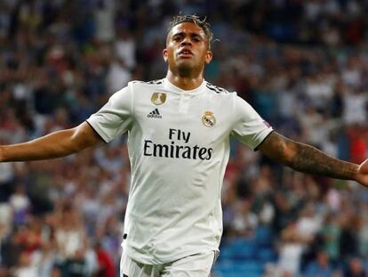 Mariano celebra su gol ante la Roma / En vídeo, declaraciones de Julen Lopetegui