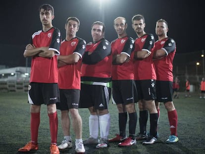 El equipo de LaLiga Genuine del Rayo Vallecano.