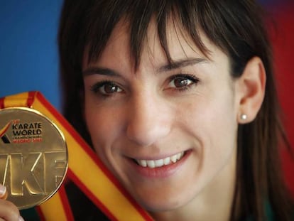 Sandra Sánchez, campeona del mundo de kárate en la modalidad de ´katas.