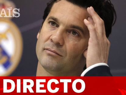 Señal en directo de la rueda de prensa de Solari.