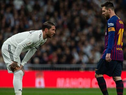 Ramos frente a Messi, el miércoles. En vídeo, rueda de prensa del entrenador Solari.
