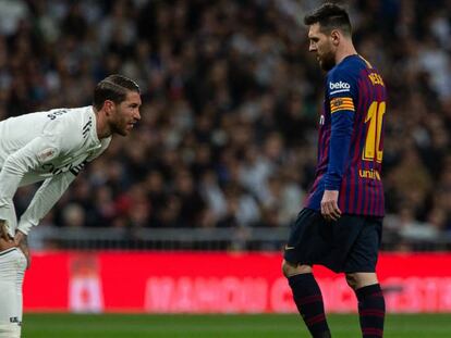 Ramos frente a Messi, el miércoles. En vídeo, rueda de prensa del entrenador Solari.