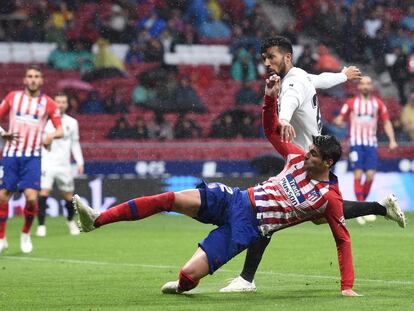 Morata marca su gol. En vídeo, declaraciones en rueda de prensa del entrenador del Atlético, Simeone.