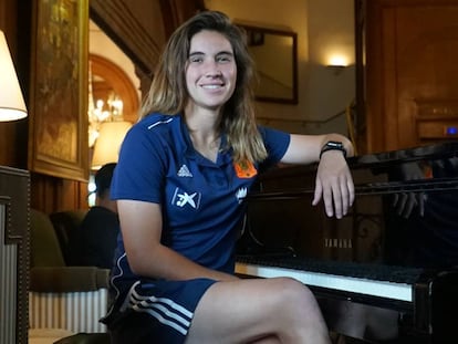 Marional Caldentey, jugadora de la selección española de fútbol femenino.