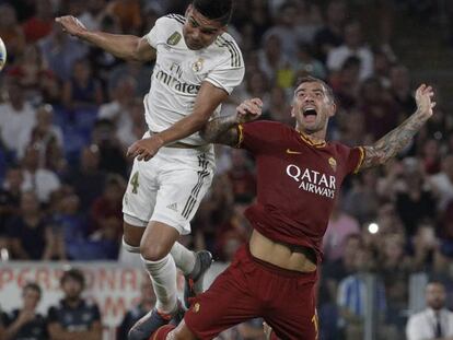 Casemiro cabecea el segundo gol del Madrid ante Kolarov. En vídeo, declaraciones de Fede Valverde tras el partido.