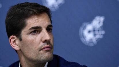 En vídeo, Robert Moreno, seleccionador español, durante una rueda de prensa.