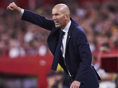 Zidane, este domingo en el Pizjuán. En vídeo, la rueda de prensa del entrenador del Madrid tras el partido contra el Sevilla.