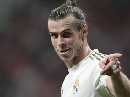 Bale, en un partido del Real Madrid.