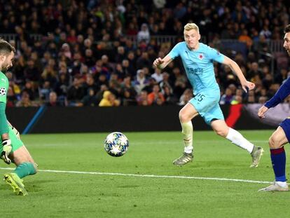 Messi falla una ocasión ante Kolar. En vídeo, declaraciones de Ernesto Valverde tras el partido.