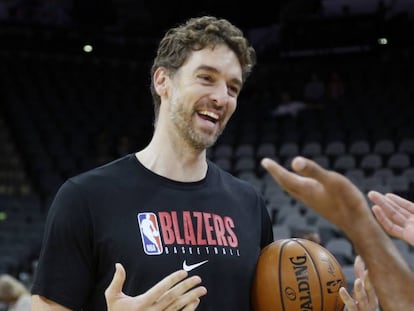 Pau Gasol, con los Blazers. En vídeo, el anuncio de su marcha del club de Portland.