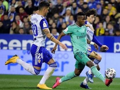 Vinicius marca el tercer gol. En vídeo, declaraciones de Zidane tras el partido.