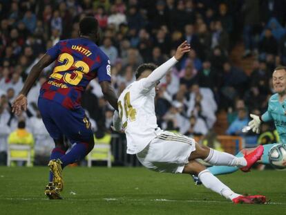 Mariano anota el segundo gol del Madrid. En vídeo, declaraciones de Zidane y de Setién tras el encuentro.