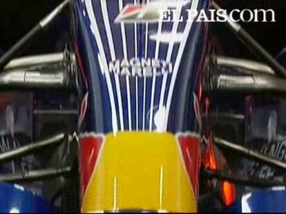 David Coulthard y Mark Webber han probado el nuevo Red Bull Renault RB4