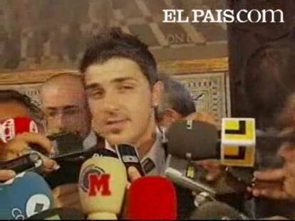 El delantero de la selección española y del Valencia David Villa, el más aclamado por los aficionados que se dieron cita en la recepción que se les hizo en el Palau de la Generalitat, dijo que "siempre" ha tenido "el cariño de la gente" y para él esto es "lo más grande".