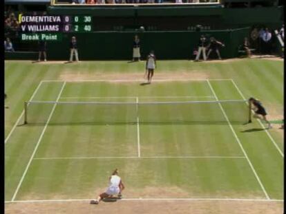 Wimbledon día once. Partido del día: Venus Williams / Elena Dementieva