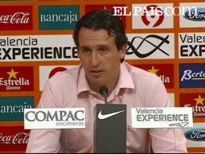 Unai Emery sobre David Albelda: "Al final las heridas se cicatrizan"