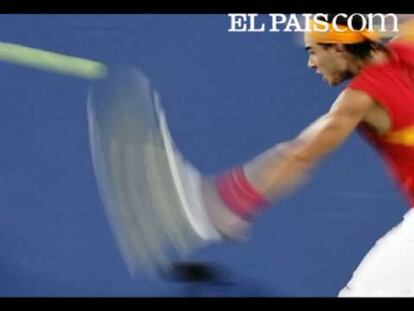 Imágenes sobre el paso de Rafa Nadal por los Juegos de Pekín y la conquista de su primer oro olímpico