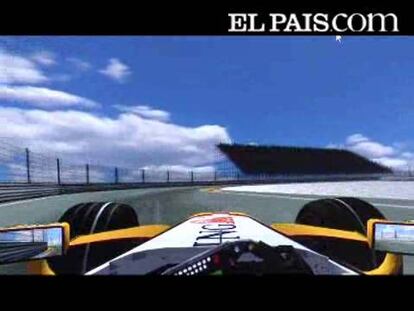 Un recorrido virtual por el circuito de Valencia.