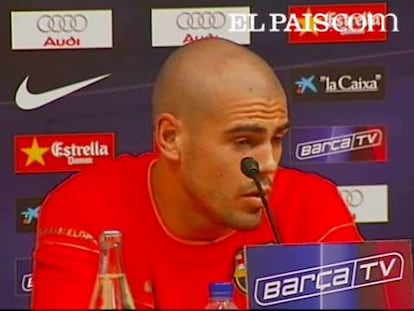 El portero del Barcelona Víctor Valdés ha asegurado que los jugadores son los 'únicos culpables' de la derrota del conjunto azulgrana en su debut liguero ante el Numancia (1-0), ya que no supieron interpretar en el campo el partido que su entrenador, Josep Guardiola, dibujó en la pizarra.