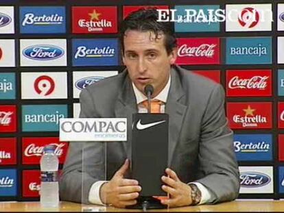 Unai Emery: "Ser líderes es algo anecdótico"