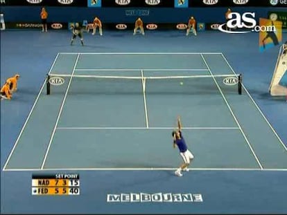 Nadal hace llorar a Federer