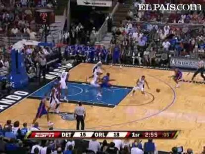 Pistons 93, Magic 85