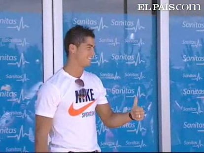 Cristiano Ronaldo pasa el reconocimiento médico