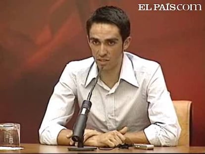 Alberto Contador ha repasado su actuación durante estas tres semanas y se ha referido a su maltrecha relación con Armstrong, a la que ha calificado de "nula".