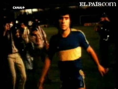 La primera etapa de Maradona en Boca