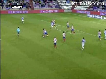 Golazo de Reyes, el primero como rojiblanco