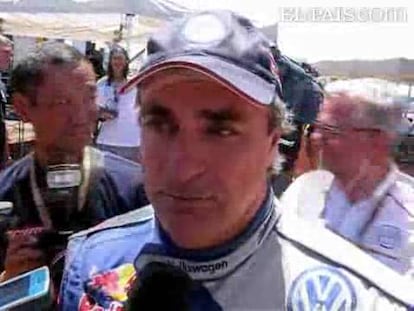 Pese a ser líder, el piloto madrileño no había conquistado aún ninguna etapa en la edición 2010 del Dakar