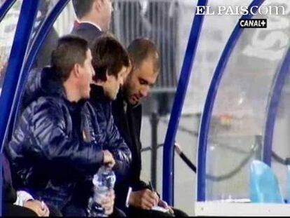 Las palabras exactas que Guardiola dirigió a los árbitros