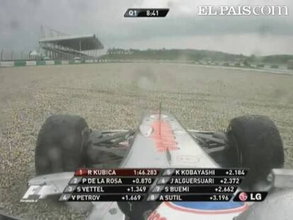 Gran Premio de Malasia de fórmula uno: La 'pole'