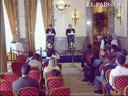 Este sábado en Madrid, minutos antes de la tradicional comida entre presidentes, Laporta y Florentino han querido compartir unos instantes con los medios. Ambos presidentes se han mostrado ante las cámaras muy cautos en los pronósticos antes del clásico de esta tarde. Eso sí, preguntado por el mejor jugador del mundo, Laporta se queda con Messi, y Florentino también tiene claro que a él sólo le pone que gane el Real Madrid. Un partido de merengues contra culés cuyo resultado asoma por el momento muy abierto.