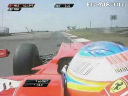 Alonso saldrá tercero tras los Red Bull
