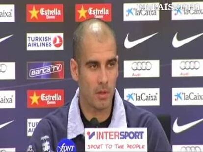 Guardiola tiene claro que llega un momento decisivo de la temporada