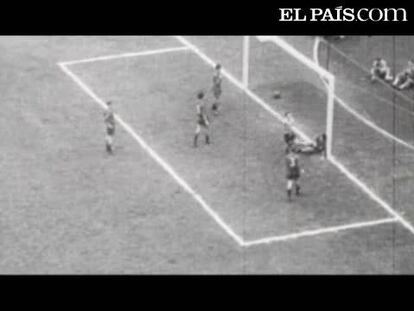 Tres de los tantos del partido: el primero uruguayo (Ghiggia) y los dos de Basora. Todo sobre el <strong><a href="http://www.elpais.com/deportes/futbol/mundial/">Mundial de Fútbol</a></strong>