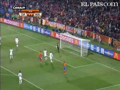 España vence a Honduras con dos goles de Villa. <strong>Resúmenes y goles: <a href="http://www.elpais.com/deportes/futbol/mundial/videos/">Vídeos Mundial 2010</a></strong>