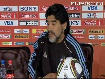 Diego Maradona cree que España "aún no es la España que todos estamos esperando". Es más, añade que "cree que España tiene un gran margen de mejora".