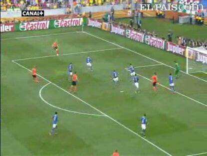 Holanda logra el pase a las semifinales del mundial tras derrotar a Brasil por un fallo clamoroso de Julio César y un gol de Sneijder. <strong>Resúmenes y goles: <a href="http://www.elpais.com/deportes/futbol/mundial/videos/">Vídeos Mundial 2010</a></strong>