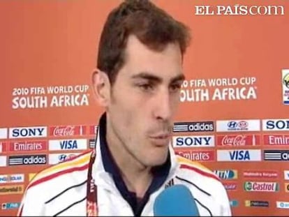 "Lo importante es que dentro del grupo haya unanimidad en cuanto a disfrutar de esto", ha dicho el portero de la selección española. <strong>Todo sobre el <a href="http://www.elpais.com/deportes/futbol/mundial/"> Mundial de Fútbol</a></strong>