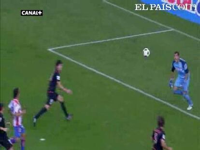 El equipo de Caparrós prolonga su buena racha en El Molinón, pero lamenta la pérdida de dos puntos. <strong><a href="http://www.elpais.com/buscar/liga-bbva/videos">Vídeos de la Liga BBVA</a></strong>