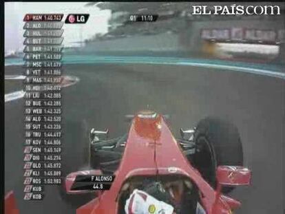 Alonso saldrá tercero