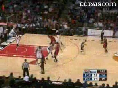 Luol Deng lideró el triunfo con 24 puntos el triunfo de los Bulls. Carlos Boozer resultó también decisivo con un 'doble doble' de 12 tantos y 13 rebotes. <strong><a href="http://www.elpais.com/buscar/nba/videos">Vídeos de la NBA</a></strong>