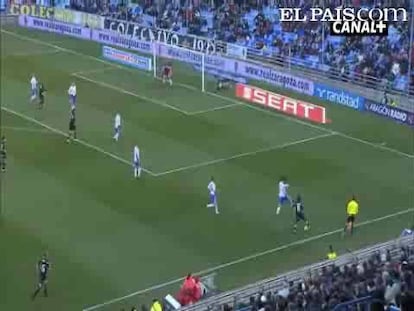 Un gol de Boutahar en la primera parte acaba con un decaído Deportivo de La Coruña en La Romareda. <strong><a href="http://www.elpais.com/buscar/liga-bbva/videos">Vídeos de la Liga BBVA</a></strong> 